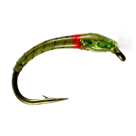3D Olive Epoxy Buzzer Barbed (Size 12)