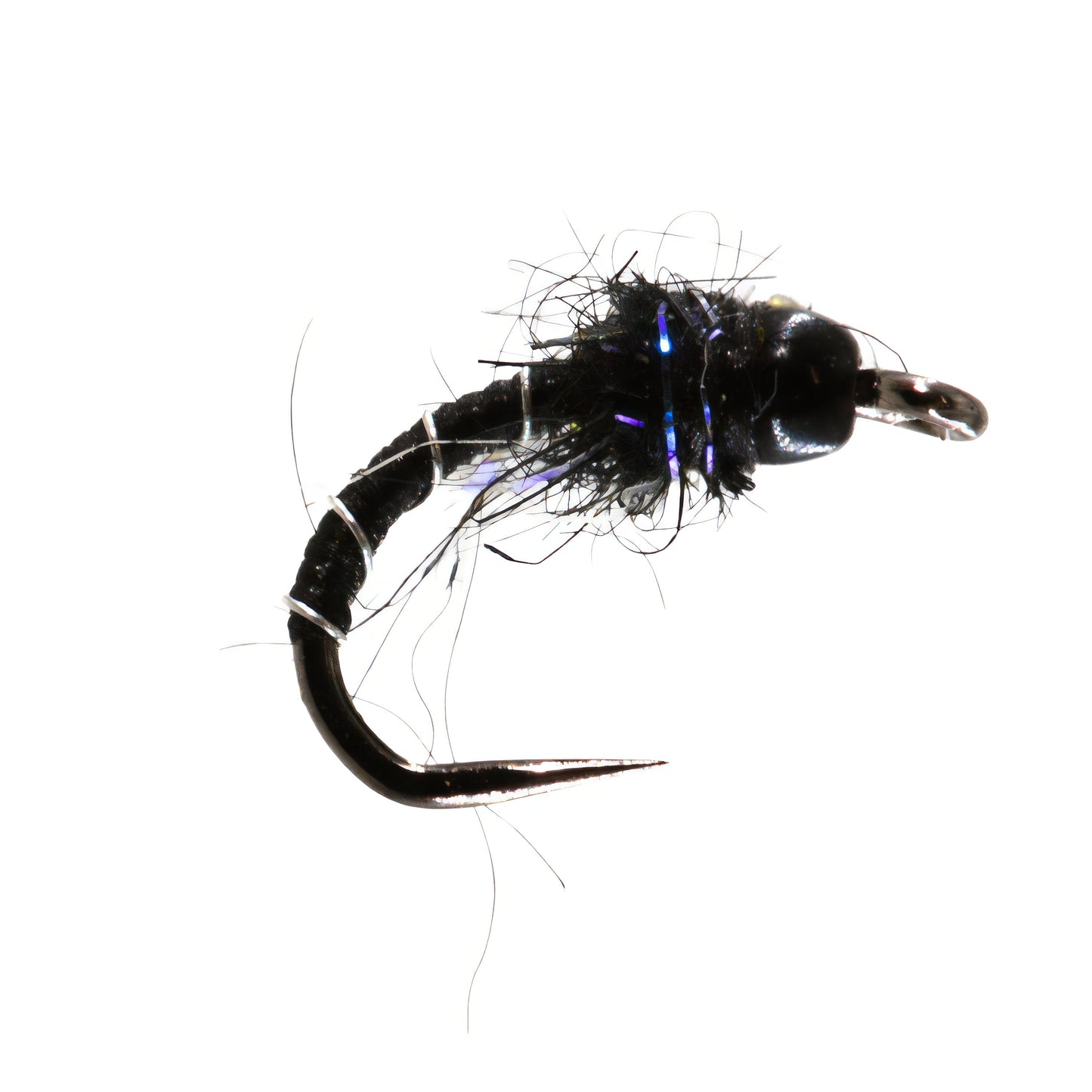 Tungsten Micro Zerbra Midge Barbless Size 20