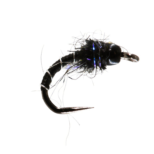 Tungsten Micro Zerbra Midge Barbless Size 20