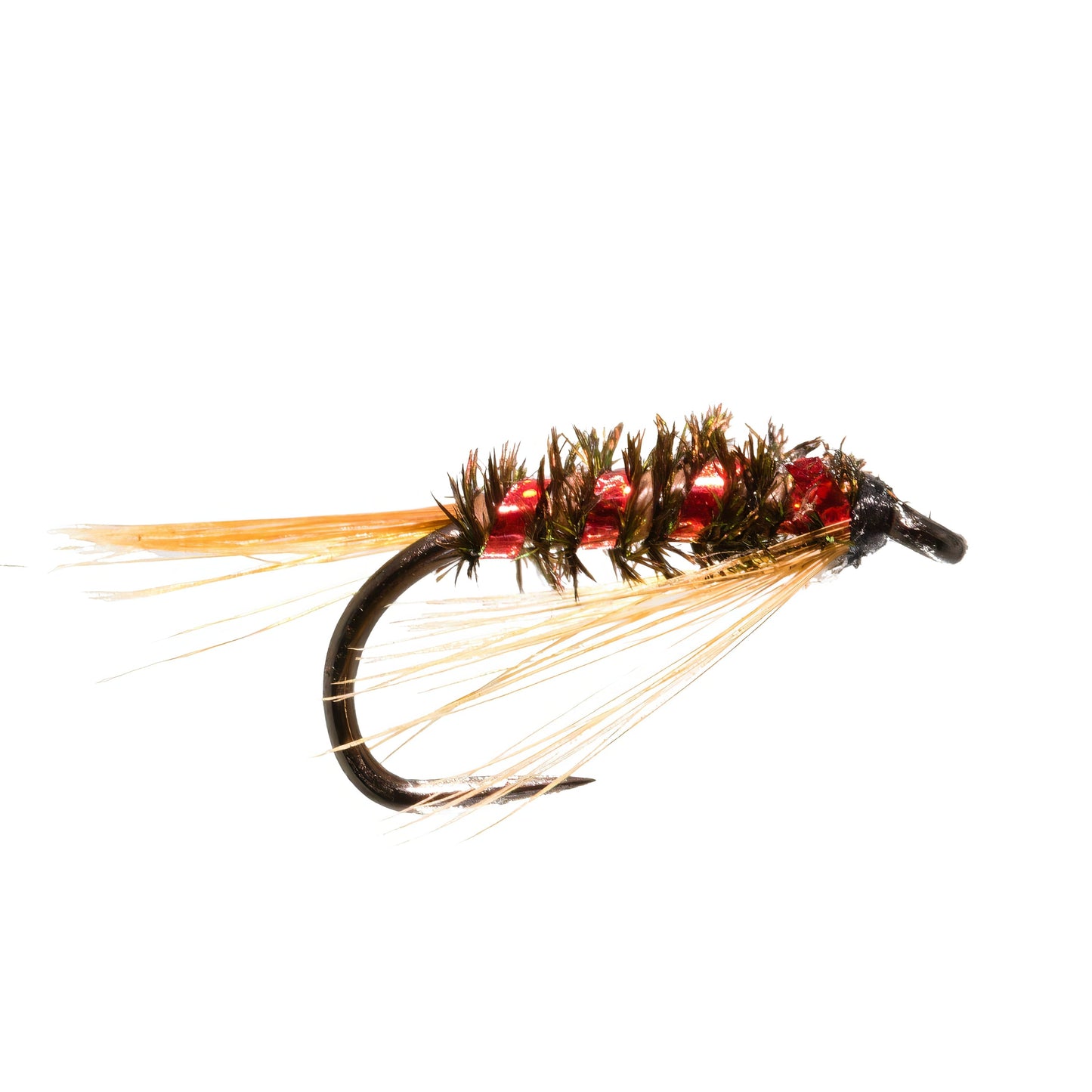 Red Holo Diawl Bach Barbless