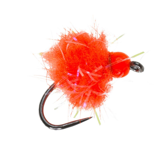 Eggstatic Egg Fire Orange (Size 10 Barbless)