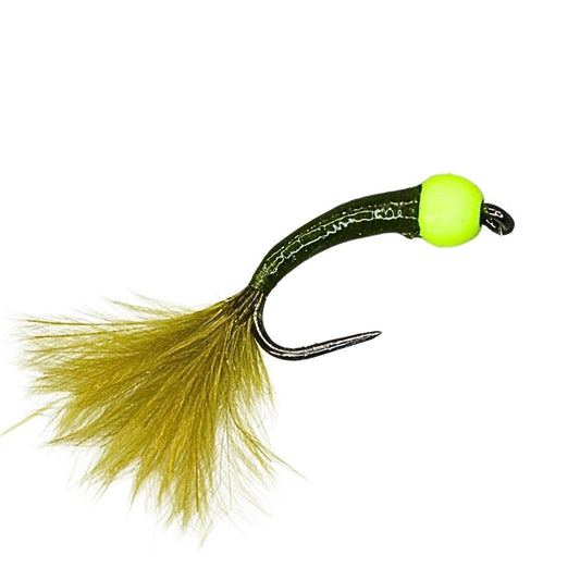 Puddle Buzz Olive Barbless